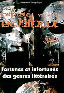 Couverture : Fortunes et infortunes des genres littéraires