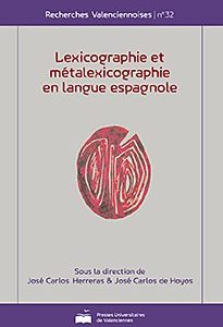 Couverture : Lexicographie et métalexicographie en langue espagnole